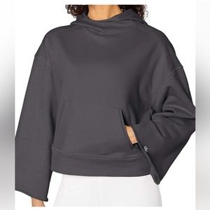 ALO yoga low key hoodie size xs black